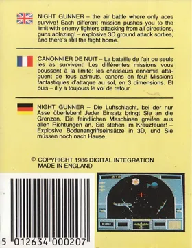 Night Gunner (UK,F,G) (1986) box cover back